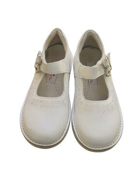 Kid Express White Mary Janes Dress Shoes Sz 11W